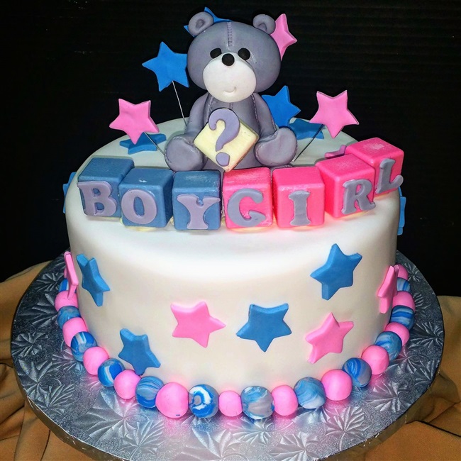 Bridal Shower Cakes Baby Cake Gender Reveal Bridal Baby Showers Engagement Gender Reveal