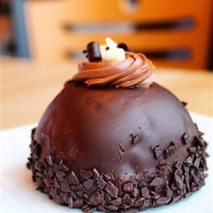 Gluten Free Individual Dark Chocolate Mousse Dome